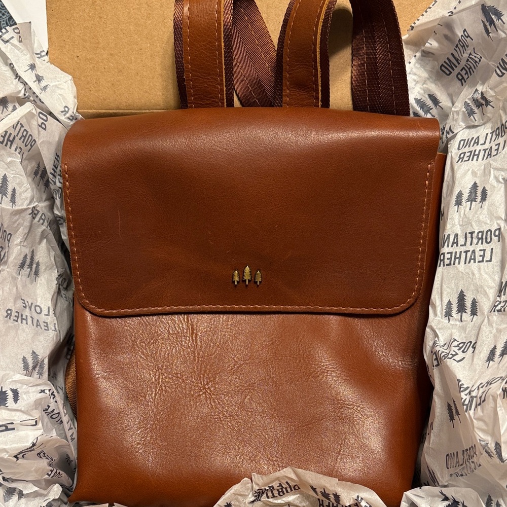 Portland Leather Rich Chestnut Sierra Backpack